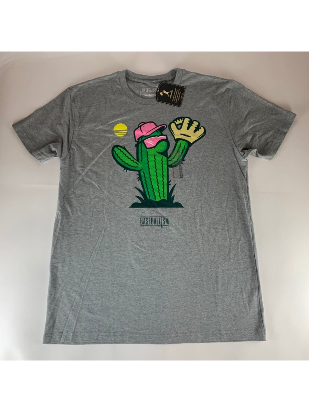 Baseballism Gray Spring Training Short Sleeve Crewneck Shirt Mens Large New